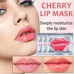 10pcs Cherry Collagen Jelly Lip Mask - Moisturizing and Brightening - Soft Texture, Comfortable Fit, Lip Care /tm