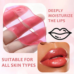 10pcs Cherry Collagen Jelly Lip Mask - Moisturizing and Brightening - Soft Texture, Comfortable Fit, Lip Care /tm