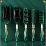 5pcs Hairdressing Combs Set 5pcs/Set Hairdressing Combs Set, Air Cushion Comb, Round Curling Hair Brush, Detangling Hair Comb,