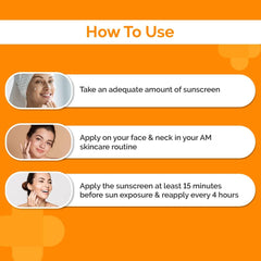 The Derma Co 1% Hyaluronic Sunscreen SPF 50 Aqua Gel, PA++++, Lightweight, No white-cast for Broad Spectrum & Blue Light Protection for Oily, Dry, Acne-prone Skin - 80g