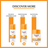 Eucerin Face Sunscreen Oil Control Gel-Cream Dry Touch, High UVA/UVB, SPF 50+, Light Texture Sun Protection, Suitable Under Make-Up, For Blemish-Prone Skin, 50ml