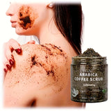 Arabica Coffee Exfoliating Scrub - Moisturizing & Alcohol-Free for All Skin Types, Vitamin E Enriched, Perfect for Body, Face, Hands & Feet / tm