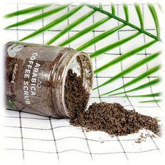 Arabica Coffee Exfoliating Scrub - Moisturizing & Alcohol-Free for All Skin Types, Vitamin E Enriched, Perfect for Body, Face, Hands & Feet / tm