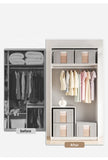 set of 3 clothes storage containers wardrobe