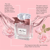 Long-Lasting 50ml Charming Pink Floral Eau De Toilette for Women - Fresh Scent, Alcohol-Free & Paraben-Free /tm