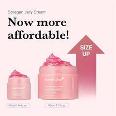 Medicube Collagen Jelly Cream - Hydrating & Firming Face Moisturizer with Niacinamide & Hydrolyzed Collagen, 24-Hour Glow /tm