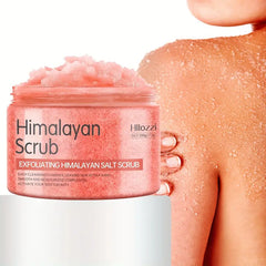 Natural Exfoliating Body Scrub - Himalayan Salt Exfoliating Body Scrub 7oz/200g - Smooth, Moisturizing & Brightening Care for All Skin Types / tm