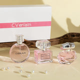 3pcs/set CVerlain Miss Eau de Toilette for Women, Fresh Fragrance, Fruit Notes, Liquid Perfume with 1-2% Essence Concentration, Alcohol-Based, Formaldehyde /tm
