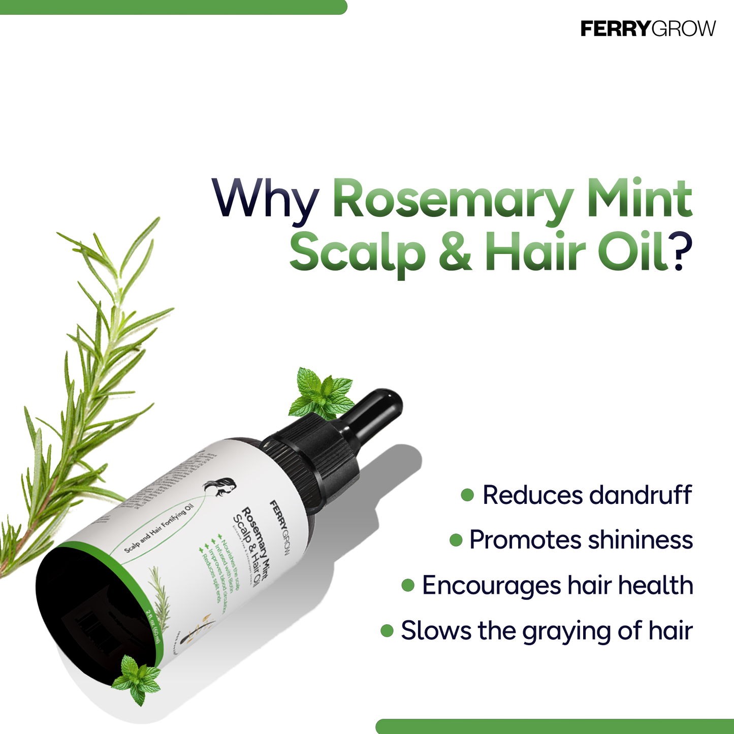 Rosemary Mint- Scalp & Hair Oil