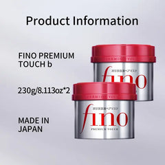 Thickening Beauty Serum Hair Mask by Fino 230g*2 Cans/ amz
