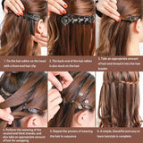 1/3/5pcs Effortless Hair Styling With Hair Twist Styling Bun Maker Braider Roller Hook For Women