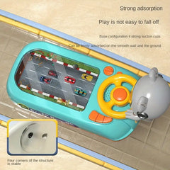 [Racing|Adventure] Competitive Educational Children's Racing Adventure Game Machine | Spaceship Theme, Simulated Driving with Desktop Steering Wheel