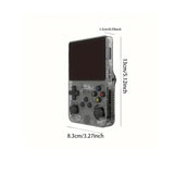 Retro Arcade Open-Source Handheld Game Console: 3D Joystick, 3.5-inch IPS Screen, ArkOS System with 64GB Storage, 20+ Pre-Installed Emulators for Outdoor Play, Non-Wireless, USB-C Dongle Not Included, ABS Material, USB Charging,
