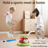 [3-in-1 | Ladybug] 3-in-1 Ladybug Motor Exercise Machine | Interactive Skipping Rope, Sensory Training Equipment | ABS Material, Indoor & Outdoor Parent-Child Play Toy/ tm