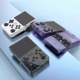 Retro Arcade Open-Source Handheld Game Console: 3D Joystick, 3.5-inch IPS Screen, ArkOS System with 64GB Storage, 20+ Pre-Installed Emulators for Outdoor Play, Non-Wireless, USB-C Dongle Not Included, ABS Material, USB Charging,