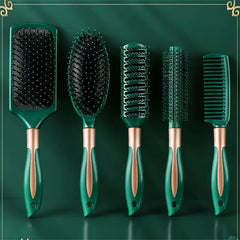 5pcs Hairdressing Combs Set 5pcs/Set Hairdressing Combs Set, Air Cushion Comb, Round Curling Hair Brush, Detangling Hair Comb,