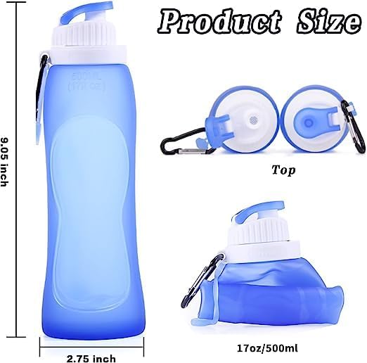 MCOMCE Silicone Water Bottle