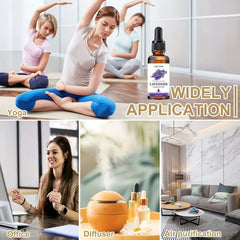 Lavender Essential Oil for Hair & Skin Care - Natural, Moisturizing, Ideal for DIY, Aromatherapy, Massage & Humidifiers, Aromatherapy, Diffuser