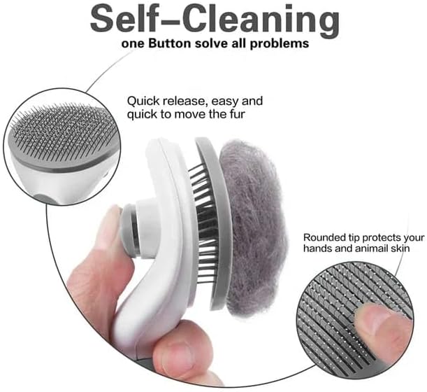 Pet Cat Brush for Shedding and Grooming