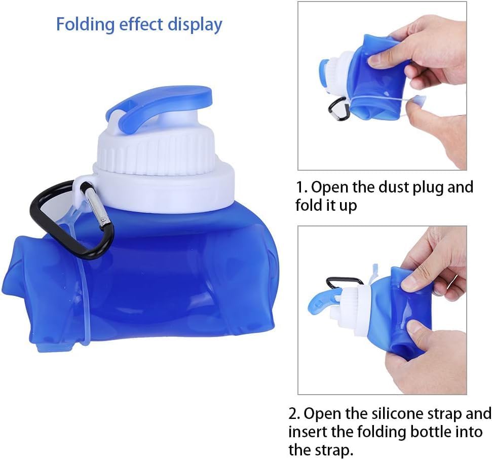 MCOMCE Silicone Water Bottle