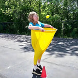 Granny Pants Yard Game, Oversized Granny Pants Outdoor Game for Adults, 8 Elastic Balls+Pump, Backyard Parties and Field Day