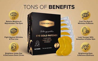 FerryGrow Gold Under Eye Patches