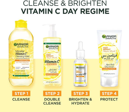 Garnier Fast Bright SkinActive Vitamin C + Niacinamide Anti-Dark Spot 30x Booster Serum 30ML