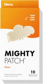 Mighty Patch - XL Hydrocolloid Patches for Nose Pores, Pimples, Zits and Oil - Dermatologist-Approved Overnight Pore Strips to Absorb Acne Nose Gunk (10 Count)