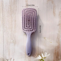 1pcs Hollow Out Hair Comb Anti Static Detangling Hair Comb Fluffy Hair Styling Comb For All Hair Types