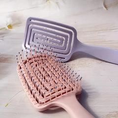 1pcs Hollow Out Hair Comb Anti Static Detangling Hair Comb Fluffy Hair Styling Comb For All Hair Types