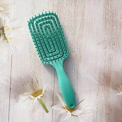 1pcs Hollow Out Hair Comb Anti Static Detangling Hair Comb Fluffy Hair Styling Comb For All Hair Types