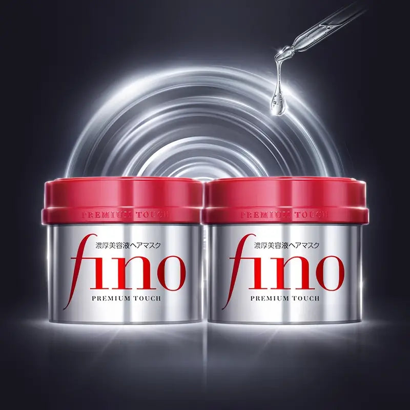 Thickening Beauty Serum Hair Mask by Fino 230g*2 Cans/ amz