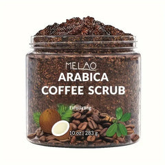 Arabica Coffee Exfoliating Scrub - Moisturizing & Alcohol-Free for All Skin Types, Vitamin E Enriched, Perfect for Body, Face, Hands & Feet / tm