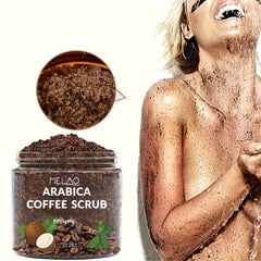 Arabica Coffee Exfoliating Scrub - Moisturizing & Alcohol-Free for All Skin Types, Vitamin E Enriched, Perfect for Body, Face, Hands & Feet / tm