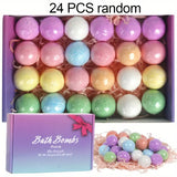 Bath Bombs Gift for Women, 24pcs Handmade Bubble Bath Fizzes Rich in Essential Oils, Perf                    ect for Wife, Girlfriend, Sisters on Birthday, Christmas, Anniversary, Valentine's Day / tm