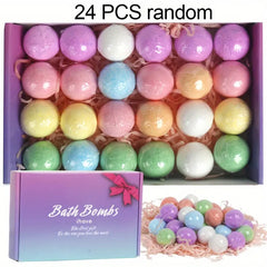 Bath Bombs Gift for Women, 24pcs Handmade Bubble Bath Fizzes Rich in Essential Oils, Perf                    ect for Wife, Girlfriend, Sisters on Birthday, Christmas, Anniversary, Valentine's Day / tm