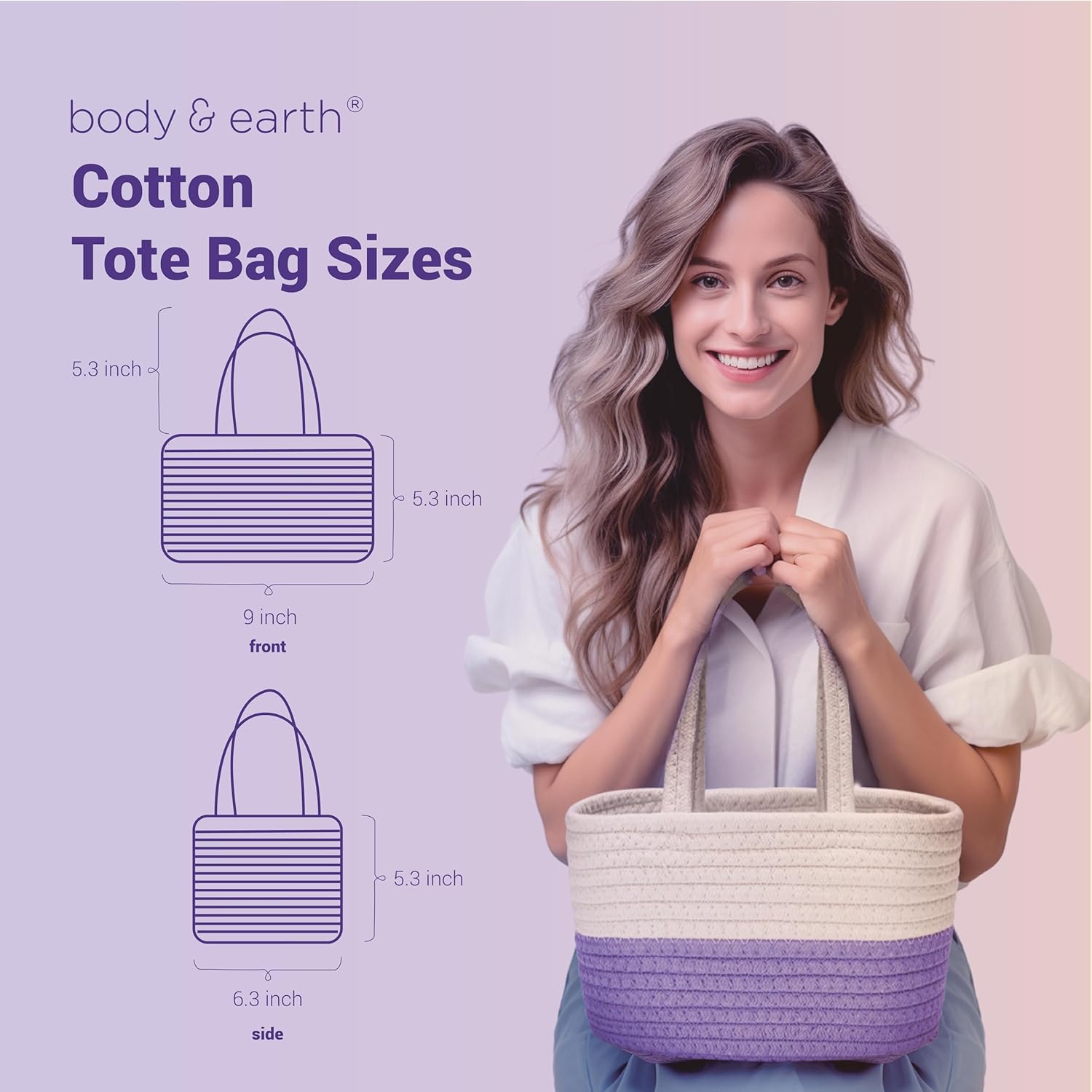 Bath Spa Gift Set, Body & Earth Gift Basket 6-Piece Lavender Scented Spa Basket Kits for Women, Contains Shower Gel, Bubble Bath, Body Lotion, Bath Salt, Body / amz