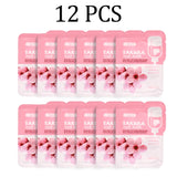Deep Moisturizing] Sakura Mud Mask - 12pcs, 5g, Deep Cleansing, Moisturizing, Oil Control /tm
