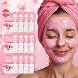 Deep Moisturizing] Sakura Mud Mask - 12pcs, 5g, Deep Cleansing, Moisturizing, Oil Control /tm