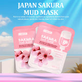 Deep Moisturizing] Sakura Mud Mask - 12pcs, 5g, Deep Cleansing, Moisturizing, Oil Control /tm