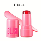 Jelly Lip & Cheek Tint, Suitable for Lips and Cheeks, Lightweight and Natural, Long-Lasting and Buildable, Hydrating Formula, Transparent Jelly Texture, Lipstick Stick Design /tm