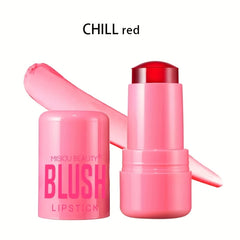 Jelly Lip & Cheek Tint, Suitable for Lips and Cheeks, Lightweight and Natural, Long-Lasting and Buildable, Hydrating Formula, Transparent Jelly Texture, Lipstick Stick Design /tm
