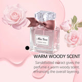Long-Lasting 50ml Charming Pink Floral Eau De Toilette for Women - Fresh Scent, Alcohol-Free & Paraben-Free /tm