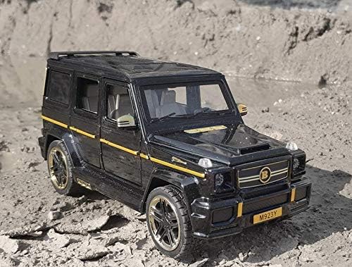 Mercedes-benz G65 Model Die-cast Pull Back Car 1:24 Zinc Alloy Children's Toy with Real Sound and Lights Christmas Gifts for Boys / AMZ