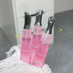 Moisturizing Peach Blossom Lip Oil Peach Blossom Essence Lip Oil, Glossy Finish, Unisex-Adult, Moisturizing Lip Balm with Plant-Based Squalane, Oil-Infused, Suitable for All Skin Types /tm