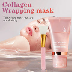 2.5 Fluid Ounces of Collagen Night Moisturizing Mask, Containing Hyaluronic Acid And Niacinamide, Enhances Skin Elasticity, Brightens Complexion, Hydrates, Tightens, And Smooths Fine Lines, Fragrance-Free, Suitable for All Skin Types /tm
