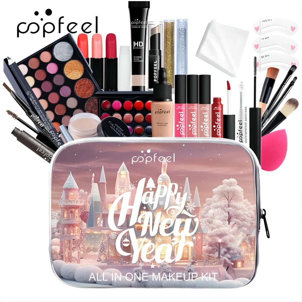 POPFEEL 2025 New Gift Cosmetic Makeup Set Beauty Makeup Box New Year Surprise Gift Mother's Day Present /tm