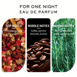 Premium Men's perfume, vanilla, coffee, cedar, wood scent, fresh body scent, Advanced color matching, high-end Men's cologne spray, lasting fragrance /tm