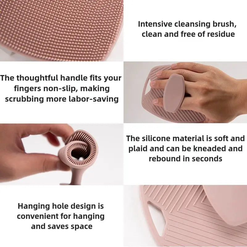 SoftTouch Gentleman's Exfoliator - Ergonomic Non-Slip Handle, Soft Silicone Body Scrubber for Gentle Exfoliation, Easy to Clean & Rinse, No Battery Needed, Perfect for Shower or Bath Time Men's Grooming / tm