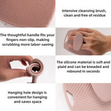 SoftTouch Gentleman's Exfoliator - Ergonomic Non-Slip Handle, Soft Silicone Body Scrubber for Gentle Exfoliation, Easy to Clean & Rinse, No Battery Needed, Perfect for Shower or Bath Time Men's Grooming / tm